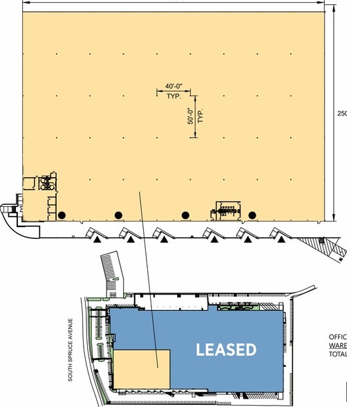 245 S Spruce Ave, South San Francisco, CA à louer - Plan de site - Image 2 de 2