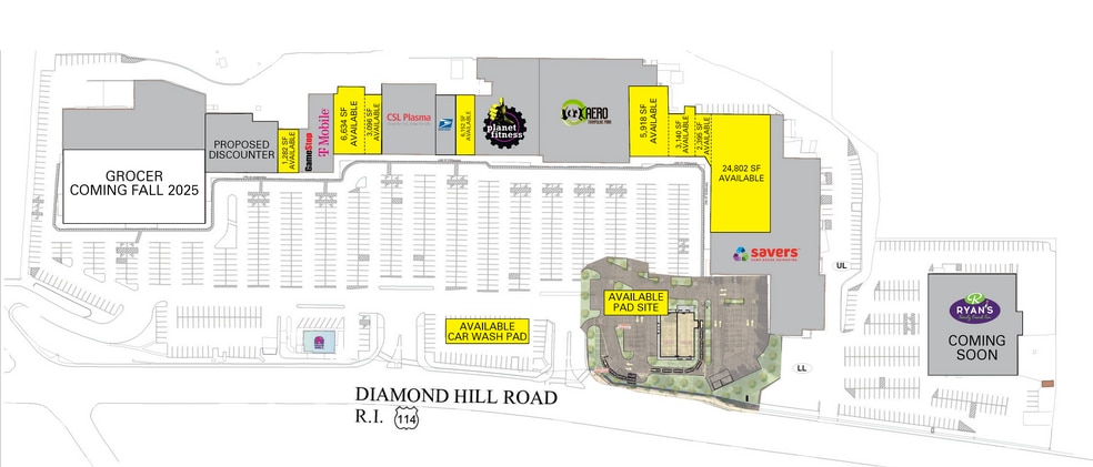 1500-1666 Diamond Hill Rd, Woonsocket, RI for lease - Building Photo - Image 3 of 3