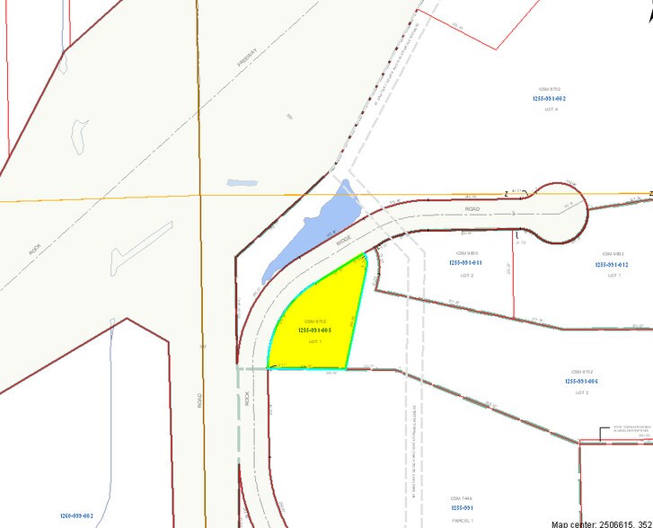 15505 W Rockridge Rd, New Berlin, WI à vendre - Plan cadastral - Image 3 de 3