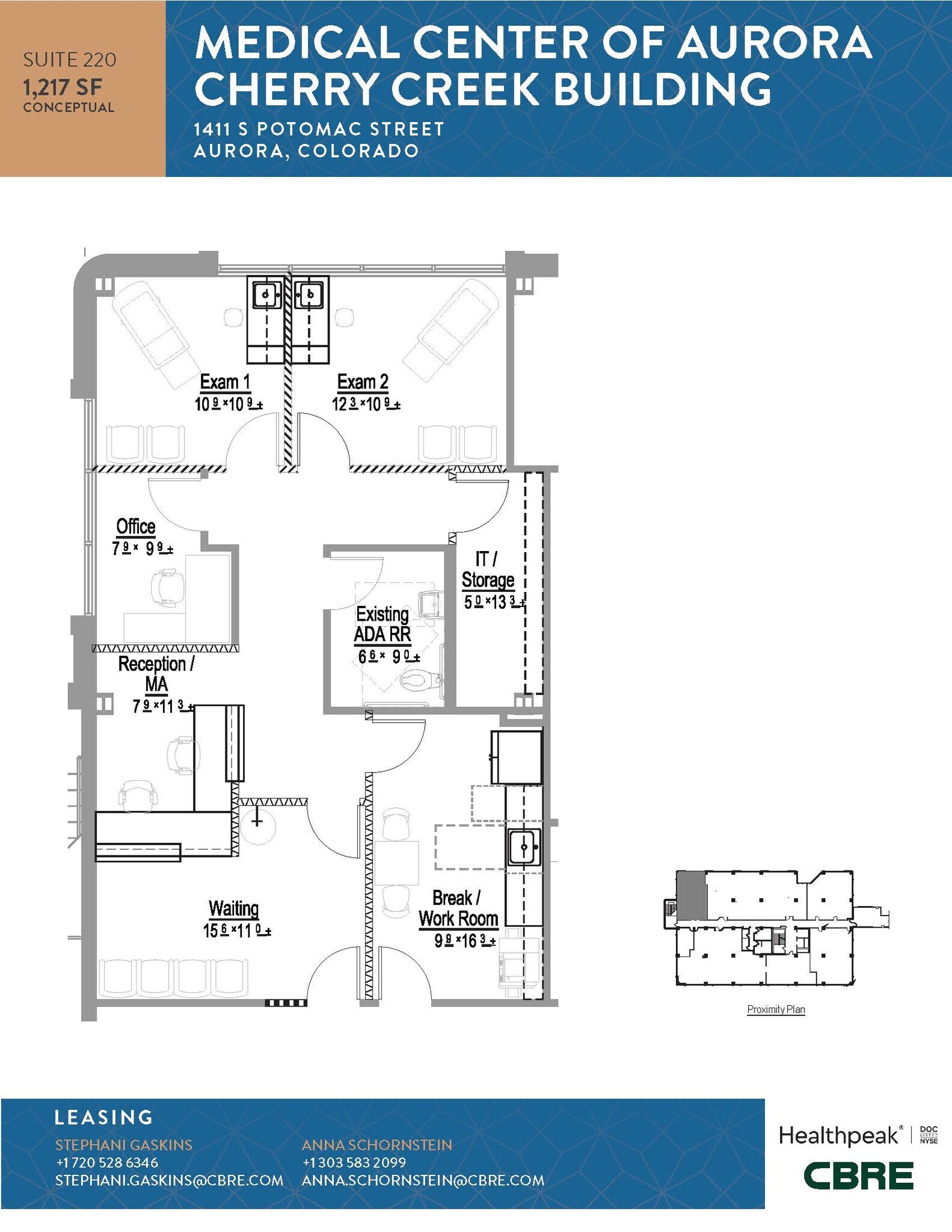 1411 S Potomac St, Aurora, CO for lease Floor Plan- Image 1 of 1