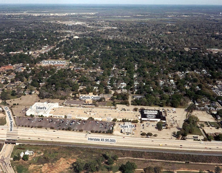 1133 St Vincent Ave, Shreveport, LA for lease - Aerial - Image 2 of 25