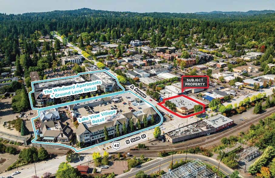 402 N State St, Lake Oswego, OR à vendre - Aérien - Image 2 de 9