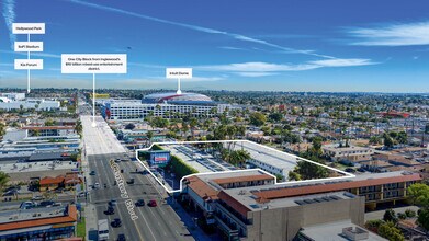 4200 W Century Blvd, Inglewood, CA - Aerial  map view - Image1