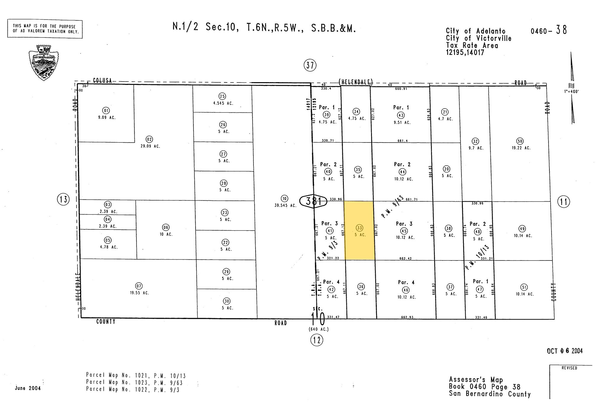 Mesa Linda Rd @ Colusa Rd, Adelanto, CA for sale Primary Photo- Image 1 of 2