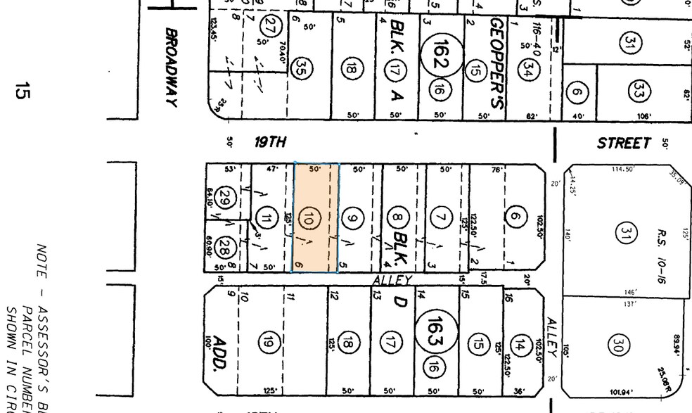 210 W 19th St, Santa Ana, CA à louer - Plan cadastral - Image 2 de 2