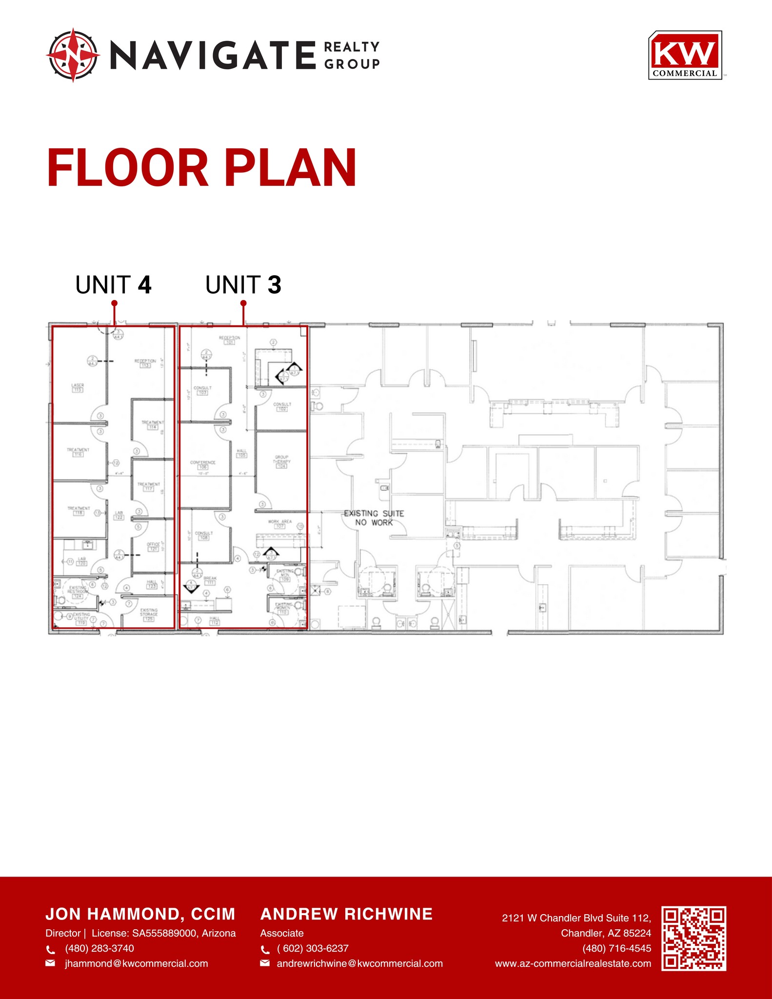 1915 E Chandler Blvd, Chandler, AZ à louer Plan de site- Image 1 de 6