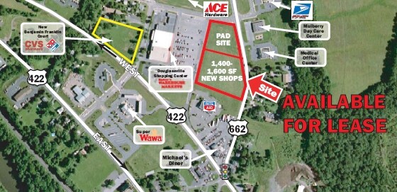 180 Old Swede Hwy, Douglassville, PA for lease - Aerial - Image 3 of 10