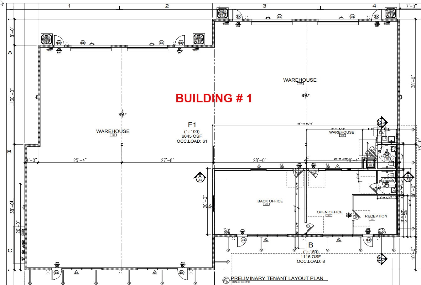 3931 SE Commerce Ave, Stuart, FL à louer Plan d’étage- Image 1 de 7