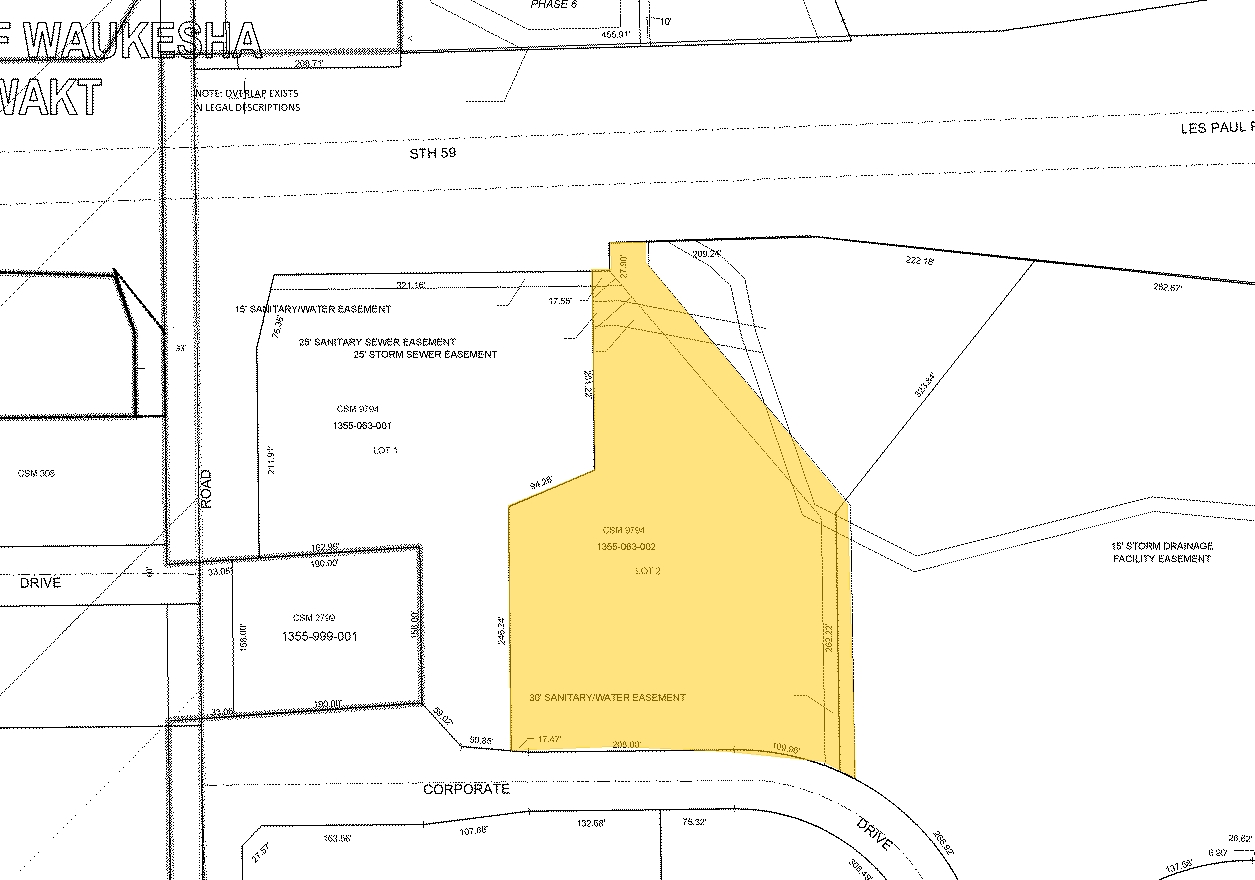 Highway 59, Waukesha, WI à vendre Plan cadastral- Image 1 de 1