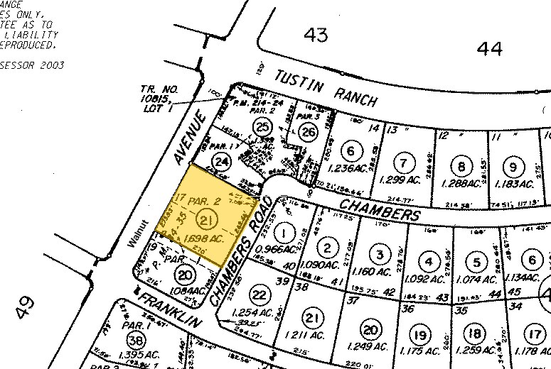 2522 Chambers Rd, Tustin, CA à louer - Plan cadastral - Image 2 de 10
