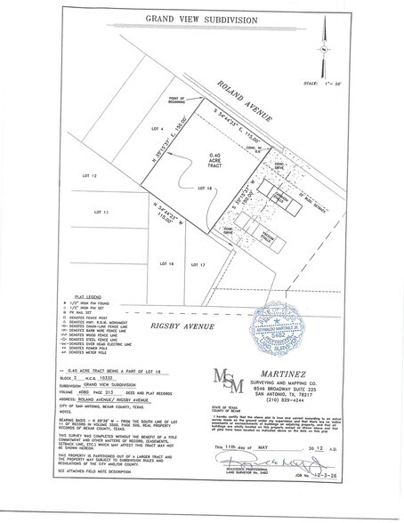 602/622 Roland Ave, San Antonio, TX à vendre - Plan de site - Image 3 de 11