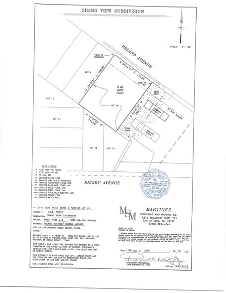602/622 Roland Ave, San Antonio, TX for sale - Site Plan - Image 3 of 11