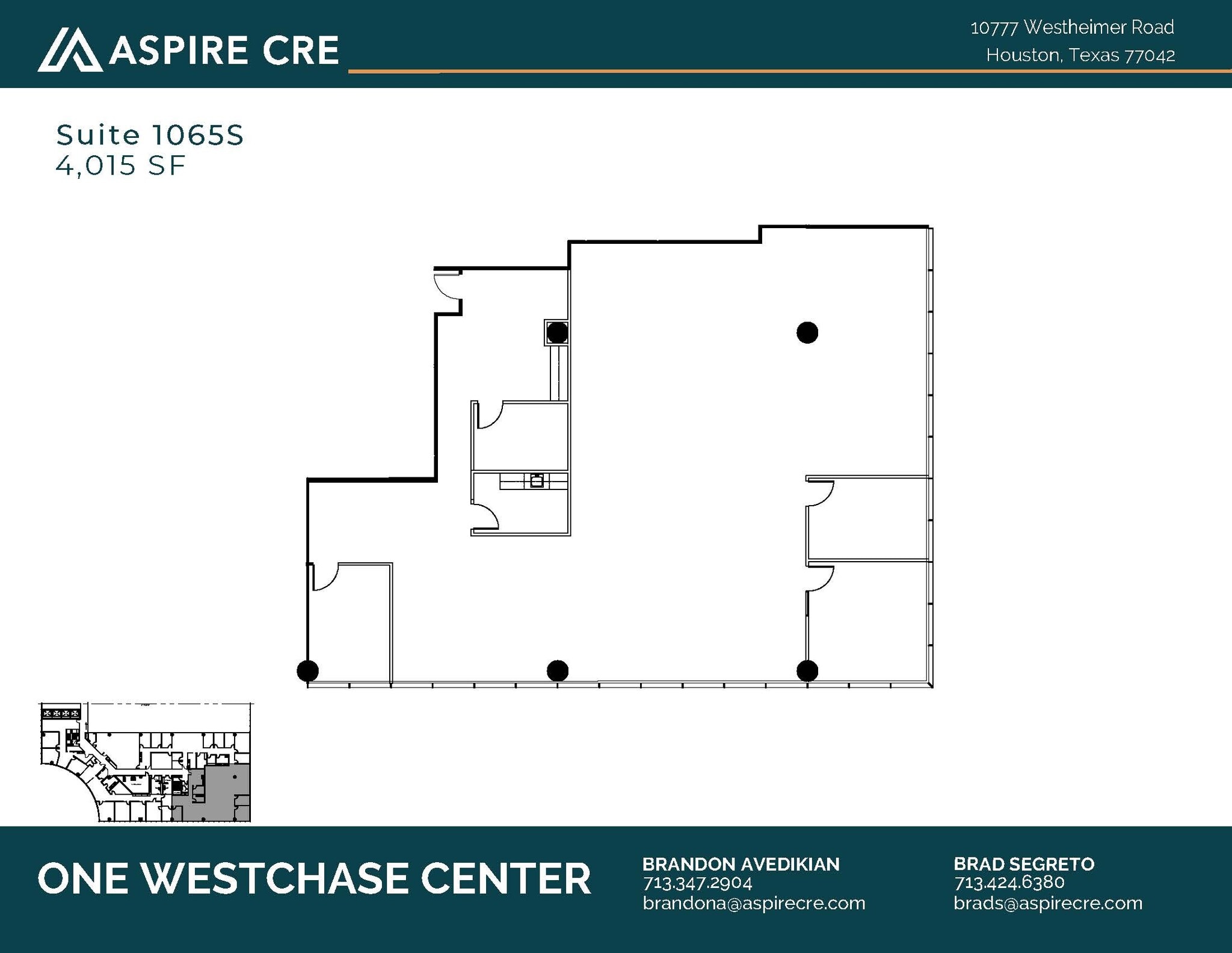 10777 Westheimer Rd, Houston, TX for lease Floor Plan- Image 1 of 1