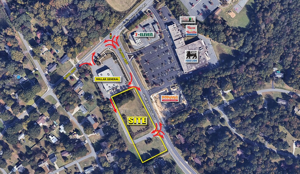 W W.T. Harris & Mt. Holly-Huntersville Rd blvd, Charlotte, NC for lease - Primary Photo - Image 1 of 3