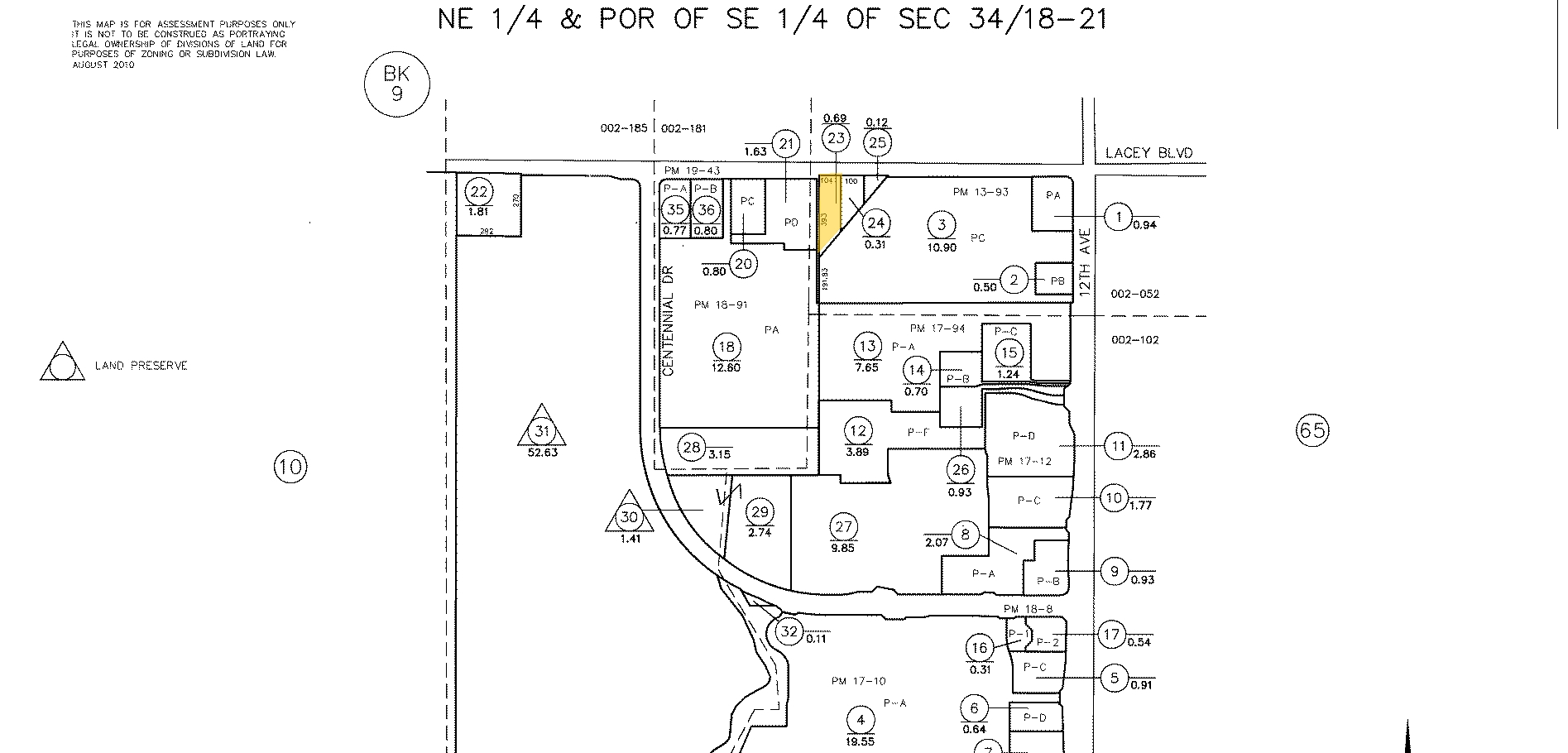 12191 W Lacey Blvd, Hanford, CA à vendre Plan cadastral- Image 1 de 1