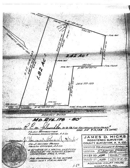 1486-1492 Dorsey Rd, Hanover, MD à louer - Plan cadastral - Image 3 de 3