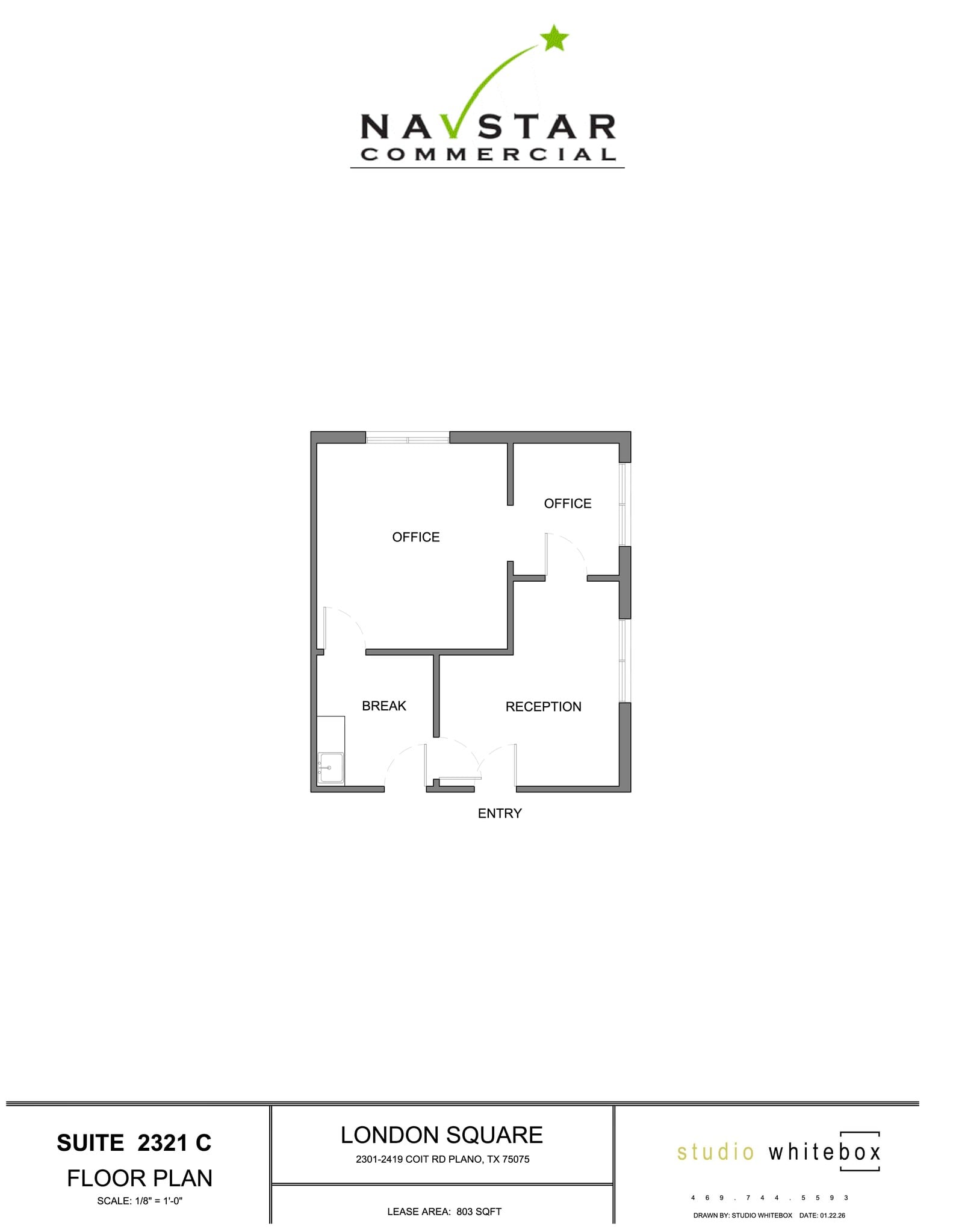 2305 Coit Rd, Plano, TX à louer Plan de site- Image 1 de 1