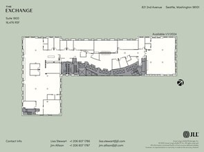 821 2nd Ave, Seattle, WA for lease Floor Plan- Image 1 of 1