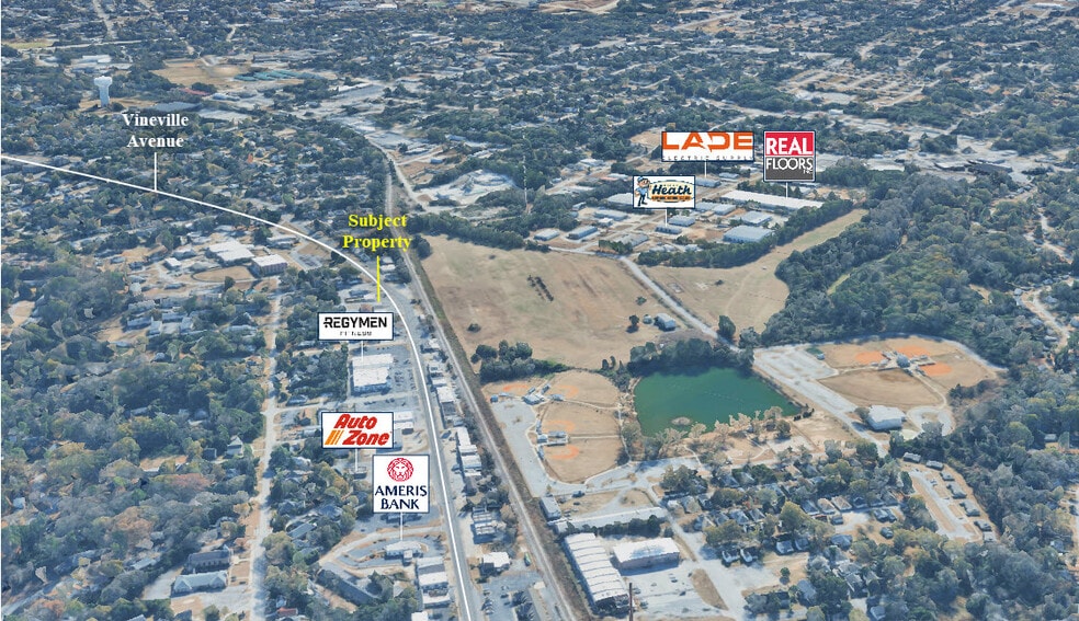 3001-3005 Vineville Ave, Macon-Bibb, GA for lease - Aerial - Image 2 of 2