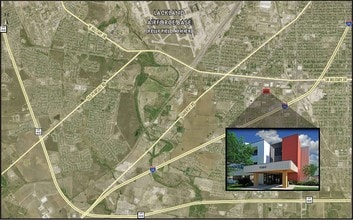 7390 Barlite Blvd, San Antonio, TX - Aerial map view - Image1