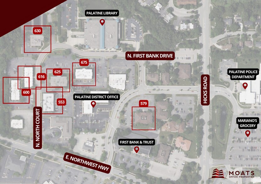 625 N North Ct, Palatine, IL à louer - Photo du bâtiment - Image 3 de 37