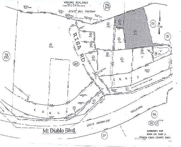 3736 Mount Diablo Blvd, Lafayette, CA à louer - Plan cadastral - Image 2 de 6
