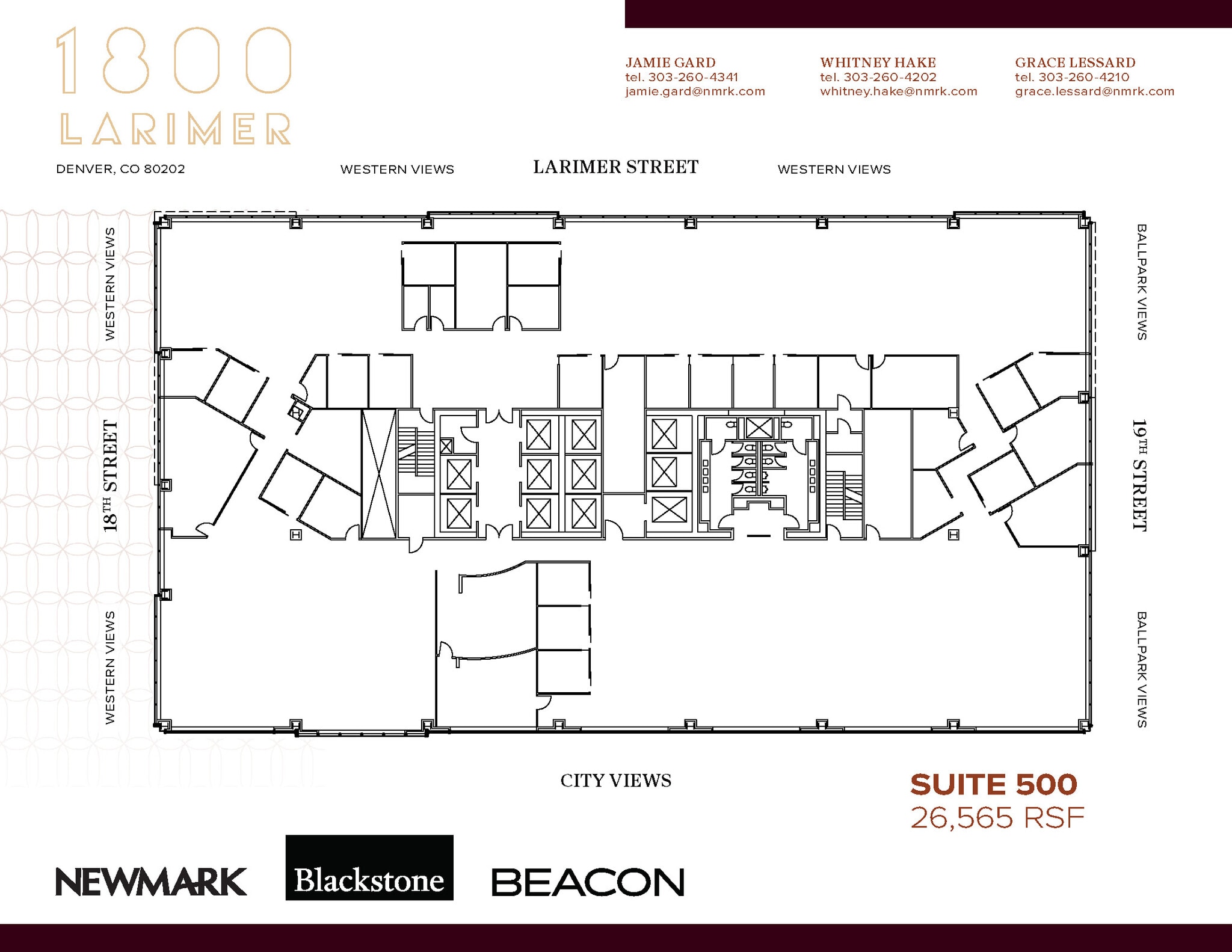 1800 Larimer St, Denver, CO à louer Plan d’étage- Image 1 de 1