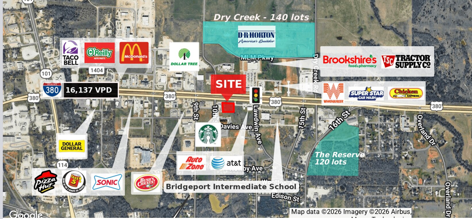 US Highway 380 & 10th St, Bridgeport, TX for sale Building Photo- Image 1 of 8