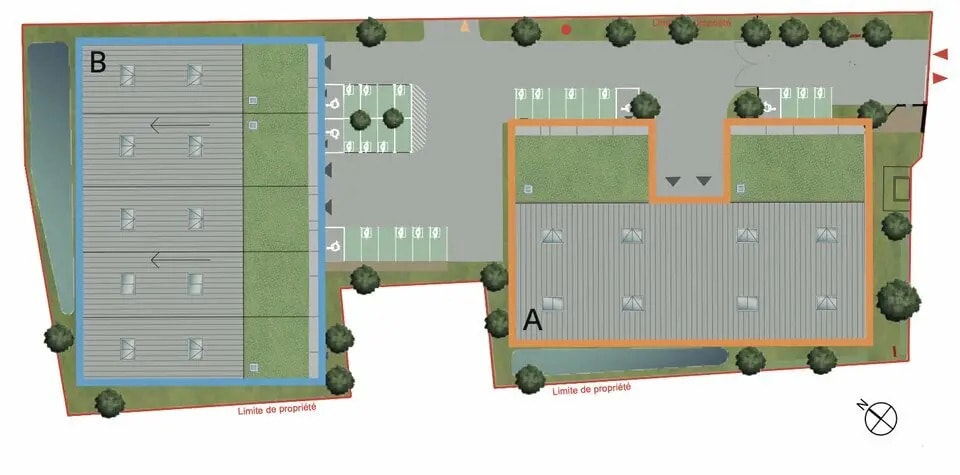 Local d'activités dans Montmagny à vendre - Plan de site - Image 3 de 5