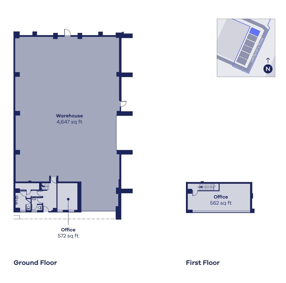2-7 Centenary Rd, Enfield à louer Plan d’étage- Image 1 de 1