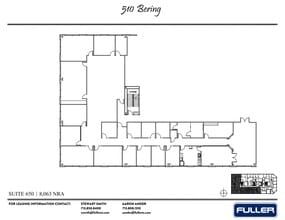 510 Bering Dr, Houston, TX à louer Plan de site- Image 1 de 1
