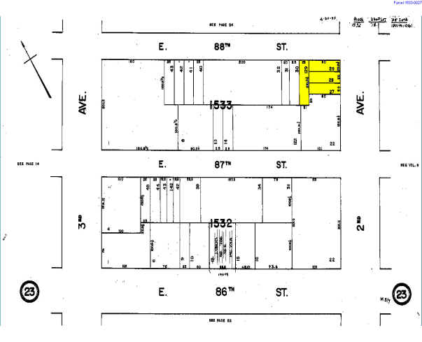 236 E 88th St, New York, NY à vendre - Plan cadastral - Image 3 de 4