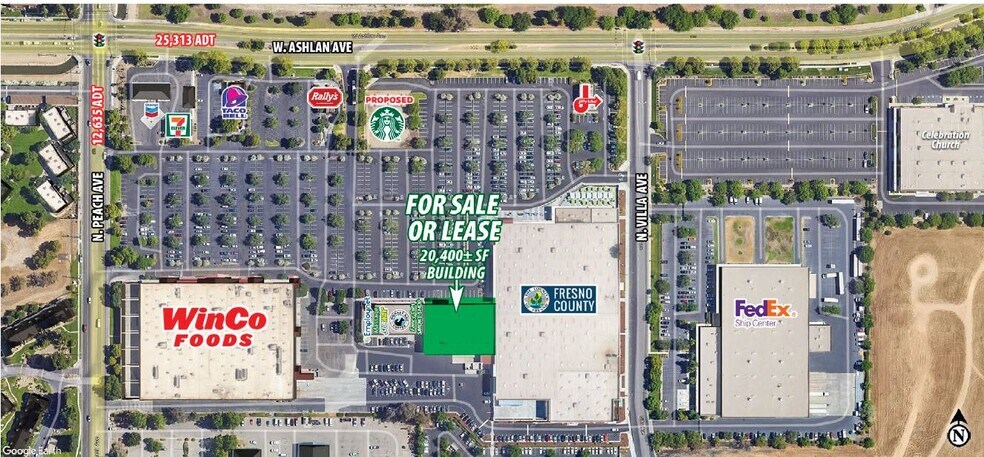 384 W Ashlan Ave, Clovis, CA à vendre - Photo du bâtiment - Image 2 de 6
