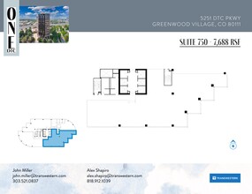 5251 Dtc Pky, Greenwood Village, CO à louer Plan de site- Image 2 de 3