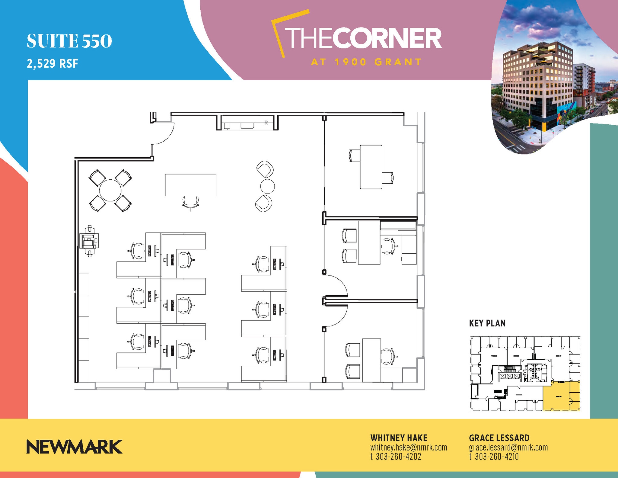 1900 Grant St, Denver, CO for lease Floor Plan- Image 1 of 12