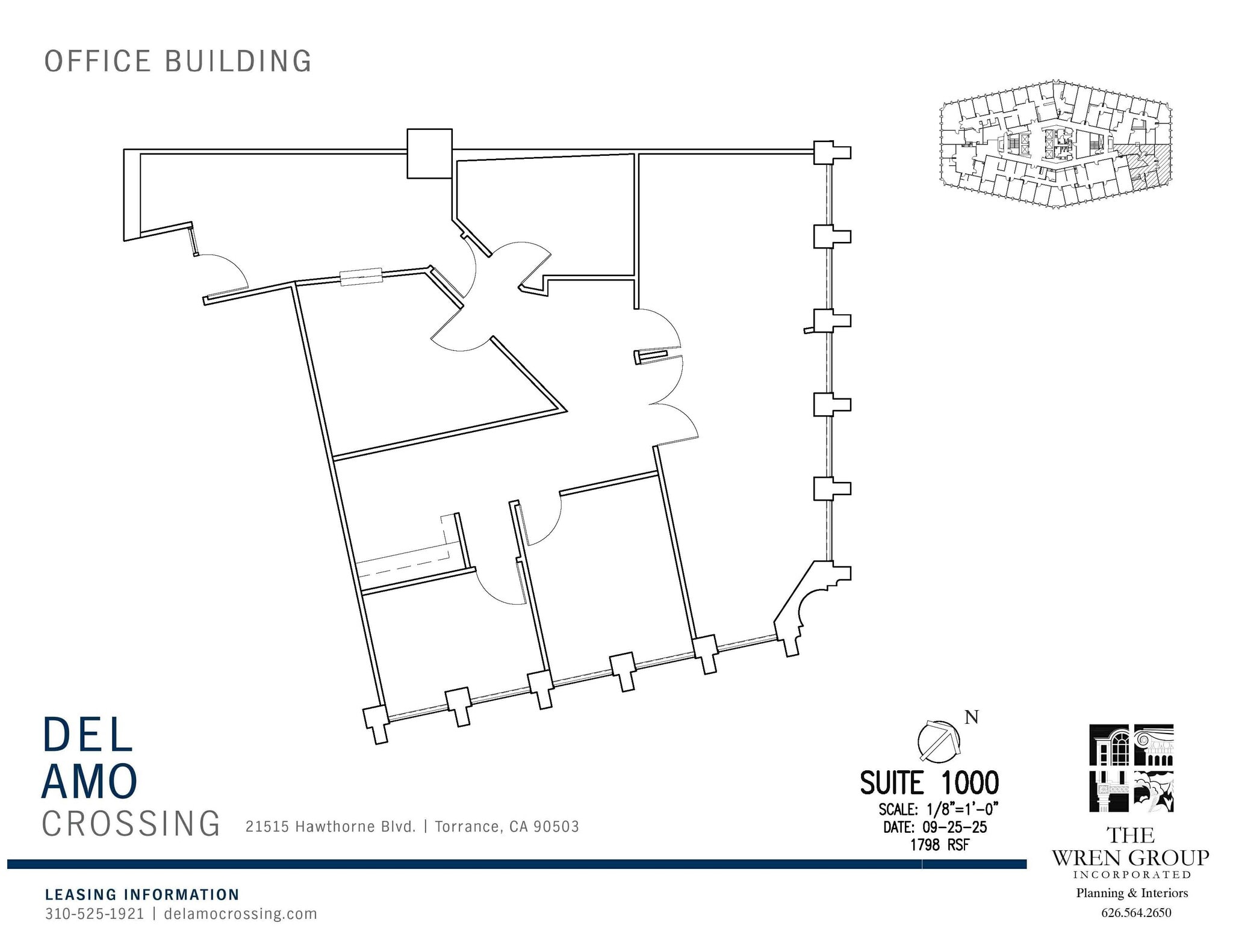 21515 Hawthorne Blvd, Torrance, CA for lease Floor Plan- Image 1 of 2