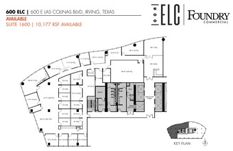 600 E Las Colinas Blvd, Irving, TX à louer Plan d  tage- Image 1 de 1