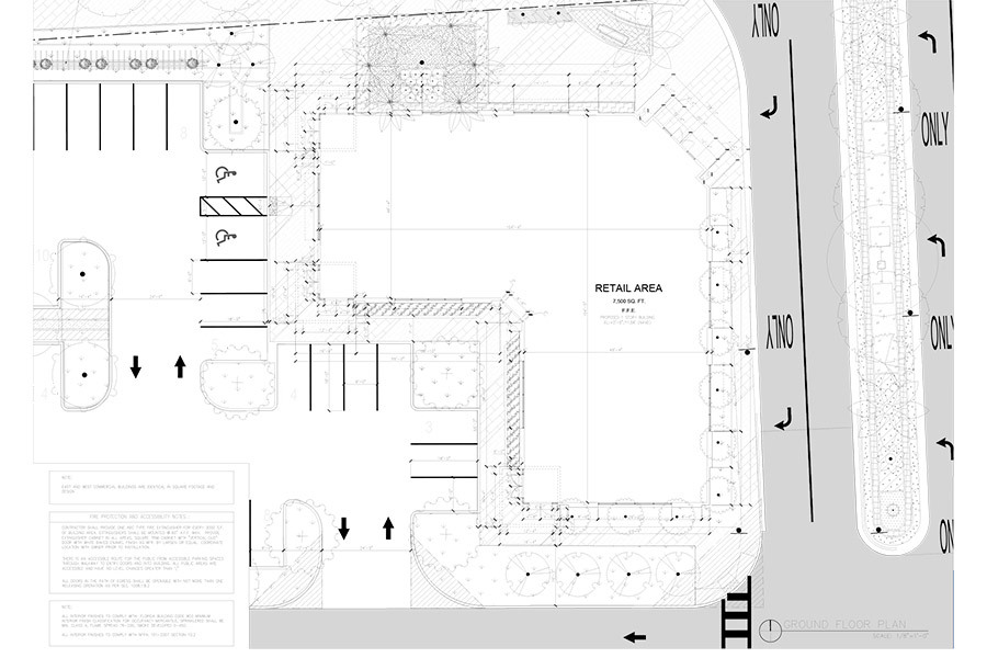 Cypress Creek Rd & North Andrews Ave, Fort Lauderdale, FL à louer Plan de site- Image 1 de 1