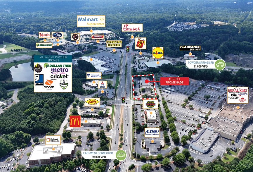 2860 East-West Connector SW, Austell, GA à vendre - Photo du bâtiment - Image 2 de 6
