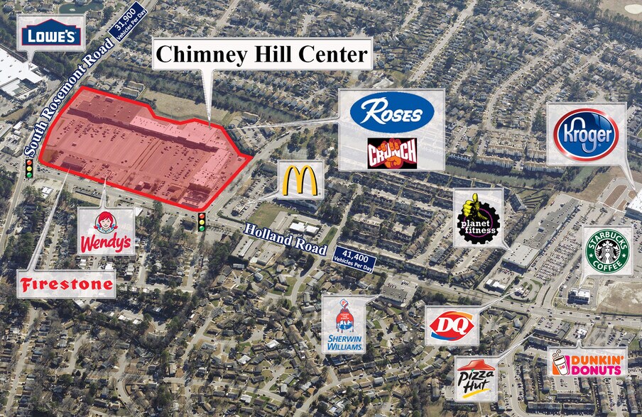 801-929 Chimney Hill Shopping Ctr, Virginia Beach, VA à louer - Photo du bâtiment - Image 2 de 2