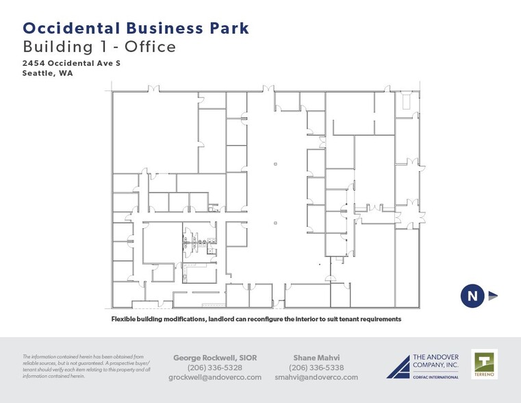 2454 Occidental Ave S, Seattle, WA à louer - Plan d  tage - Image 3 de 7