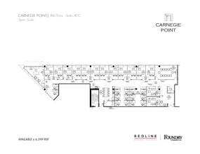 6101 Carnegie Blvd, Charlotte, NC à louer Plan d’étage- Image 1 de 1