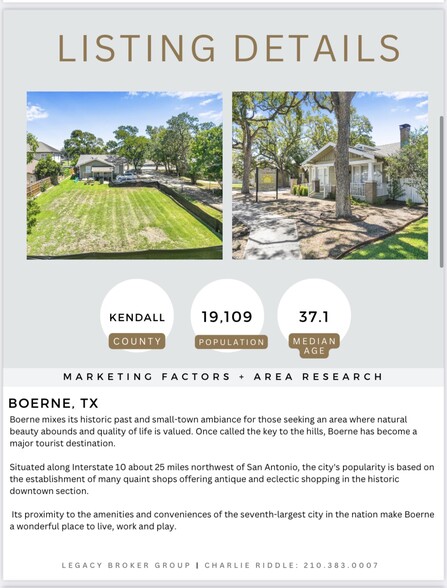 616 N Main St, Boerne, TX à vendre - Photo du b timent - Image 2 de 9