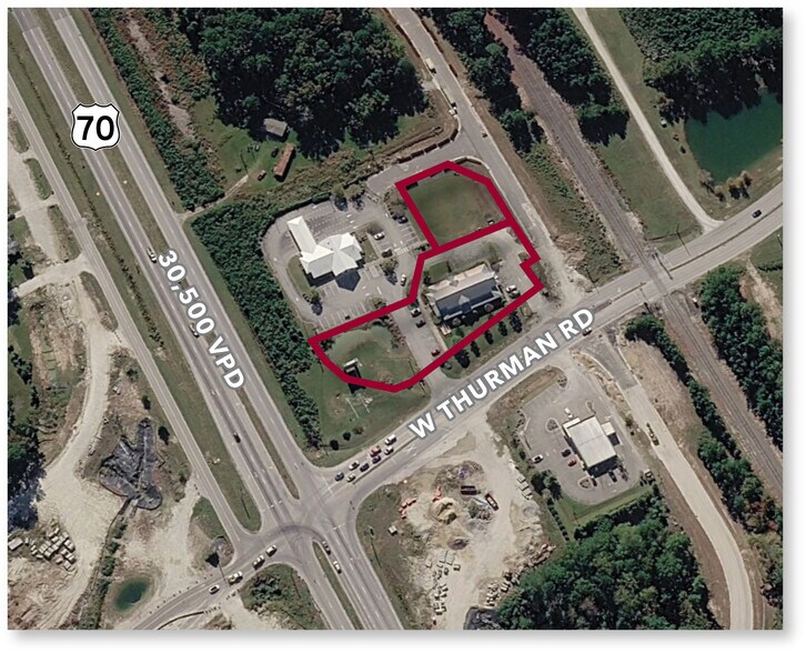 503 W Thurman Rd, New Bern, NC à vendre - Photo du bâtiment - Image 2 de 3