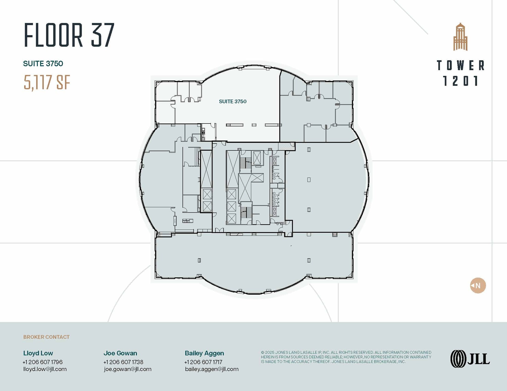 1201 3rd Ave, Seattle, WA for lease Floor Plan- Image 1 of 1