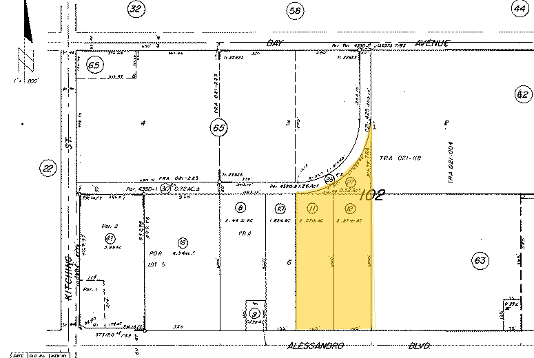 25780 Alessandro Blvd, Moreno Valley, CA à vendre - Plan cadastral - Image 1 de 1