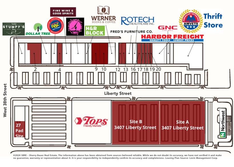 3424-3716 Liberty St, Erie, PA for lease - Site Plan - Image 3 of 11