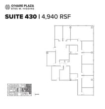 8765 W Higgins Rd, Chicago, IL for lease Floor Plan- Image 1 of 1