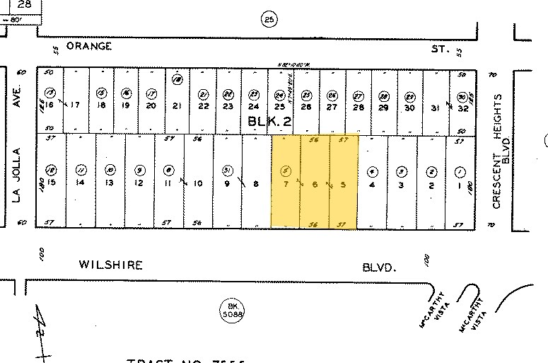 6333 Wilshire Blvd, Los Angeles, CA à louer - Plan cadastral - Image 2 de 48