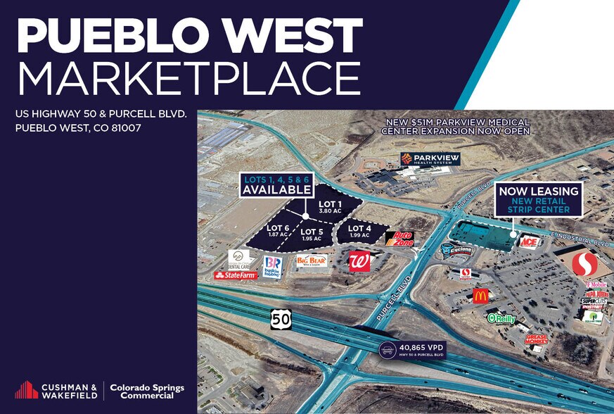 US Hwy 50 & Purcell Blvd, Pueblo West, CO for lease - Building Photo - Image 2 of 2